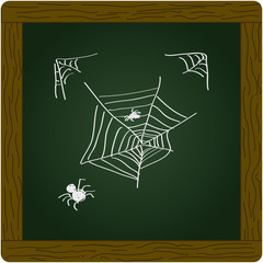 Simple doodle of a spiders web