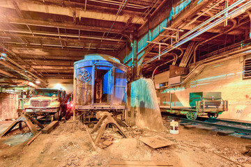 Fototapeta na wymiar FDR Train Car - Grand Central Station