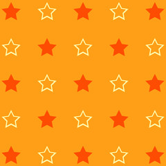 Pattern with stars vector