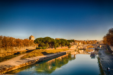 view of the river Tiber