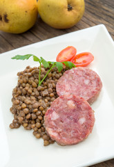 cotechino and lentils
