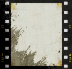 grunge film strip background