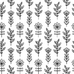 Vertical floral pattern. 