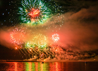 Obraz premium symphony of fire fireworks cape-town