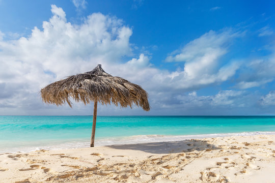 Holidays on caribbean beach