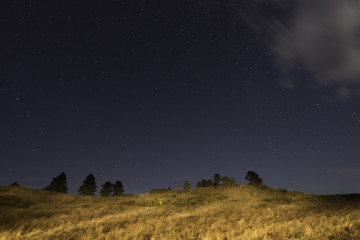 Wyoming Landscape at Night.