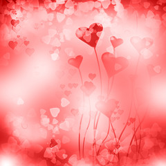 Valentine's day abstract background 