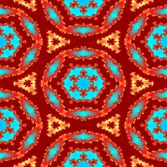 Seamless abstract oriental persian pattern for carpet