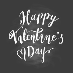 Obraz premium Happy Valentine s Day Hand Drawing Background With Hearts