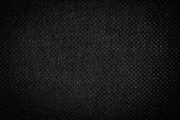 Black plain fabric, textile