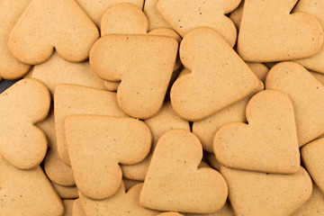 Gingerbread hearts cookies