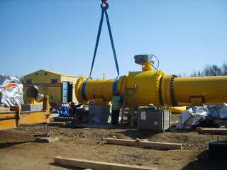 Platform of construction  pipelines