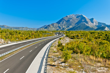 motorway in croatia, dalmatia - 7474