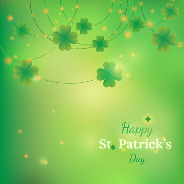 St. Patrick's day vector background
