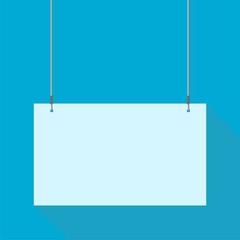 Hanging Sign blue