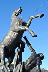 Naklejka premium bronze sculpture 