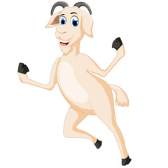 funni goat cartoon