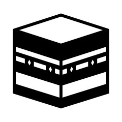 Kaaba Muazzama / Ka'aba cube flat icon for apps and websites