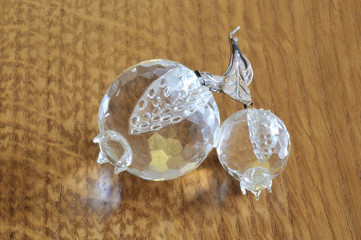 Decorative Pomegranate from glass