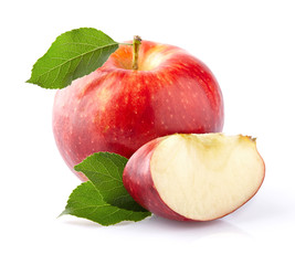 Apple with slice