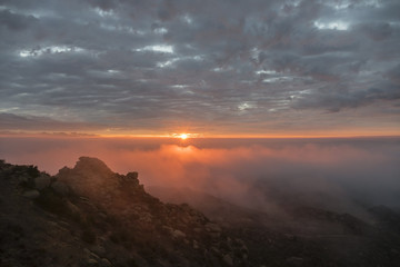 Los Angeles Foggy Sunrise