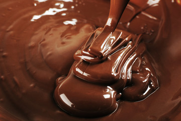 Chocolate as background