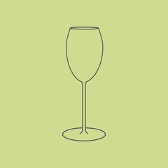 Wine glass icon