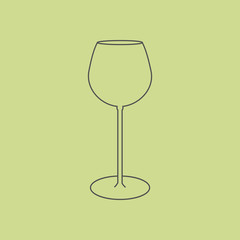 Wine glass icon