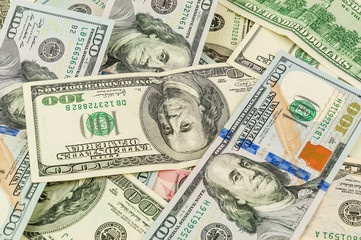 texture of hundred dollars