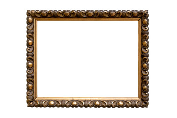 Rectangle decorative bronze picture frame