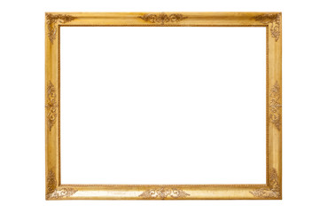 Rectangle decorative golden picture frame