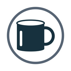 Travel cup icon