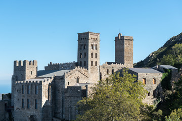 Fototapeta premium PORT DE LA SELVA (ESPAÑA) - MONASTERY SANT PERE DE RODES