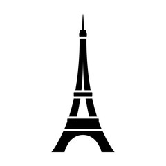 Eiffel Tower / Tour Eiffel in Paris flat icon for apps and websites