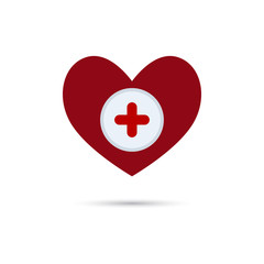 Obraz premium Medicine sign color icon