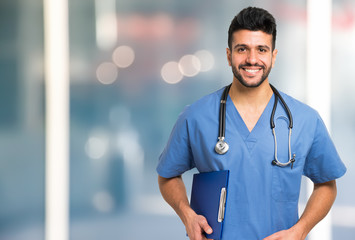 Smiling doctor portrait