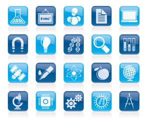 Science, Research and Education Icons - Vector Icon set