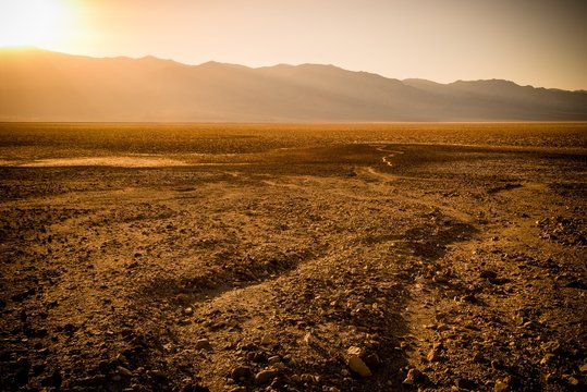 Death Valley Sunset Scenery