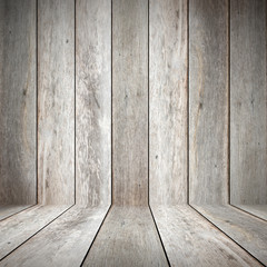 wooden floor and wall background 