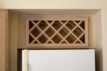 built in wine rack
