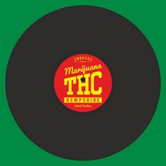 Ganja Marijuana Weed Vector Background College  Varsity