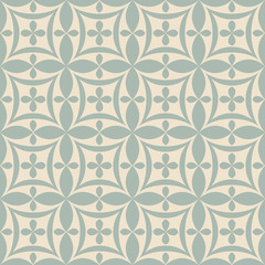 Elegant antique background image of oval cross geometry pattern.

