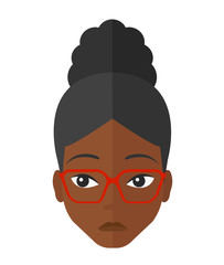 Young depressed woman.