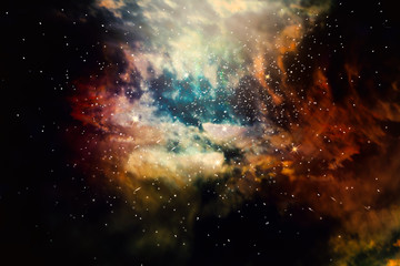 Obraz na płótnie Canvas Stars field of space in the universe
