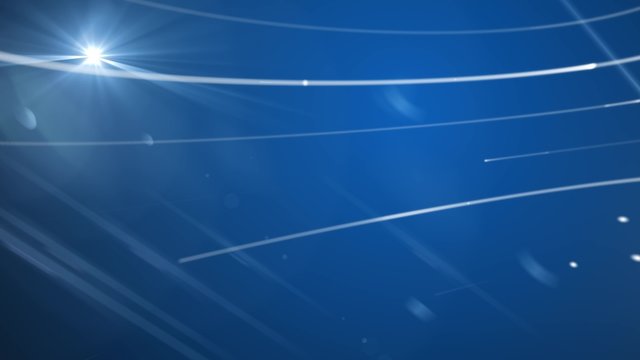 blue space abstract motion background 