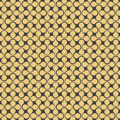 Vector colorful abstract geometric seamless pattern. Metaball pattern