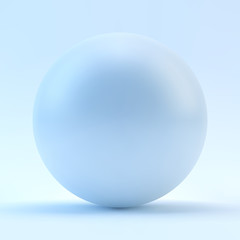 Sphere. 3D vector illustration.