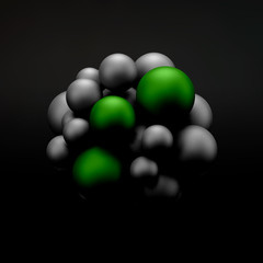 3D concept illustration. Vector template.