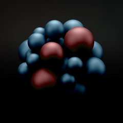 3D concept illustration. Vector template.