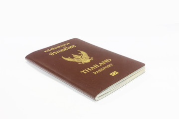 Passport on the isolated background